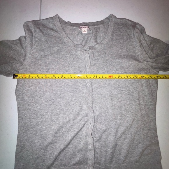 Merona Light Gray Knit Sweater - Picture 3 of 6